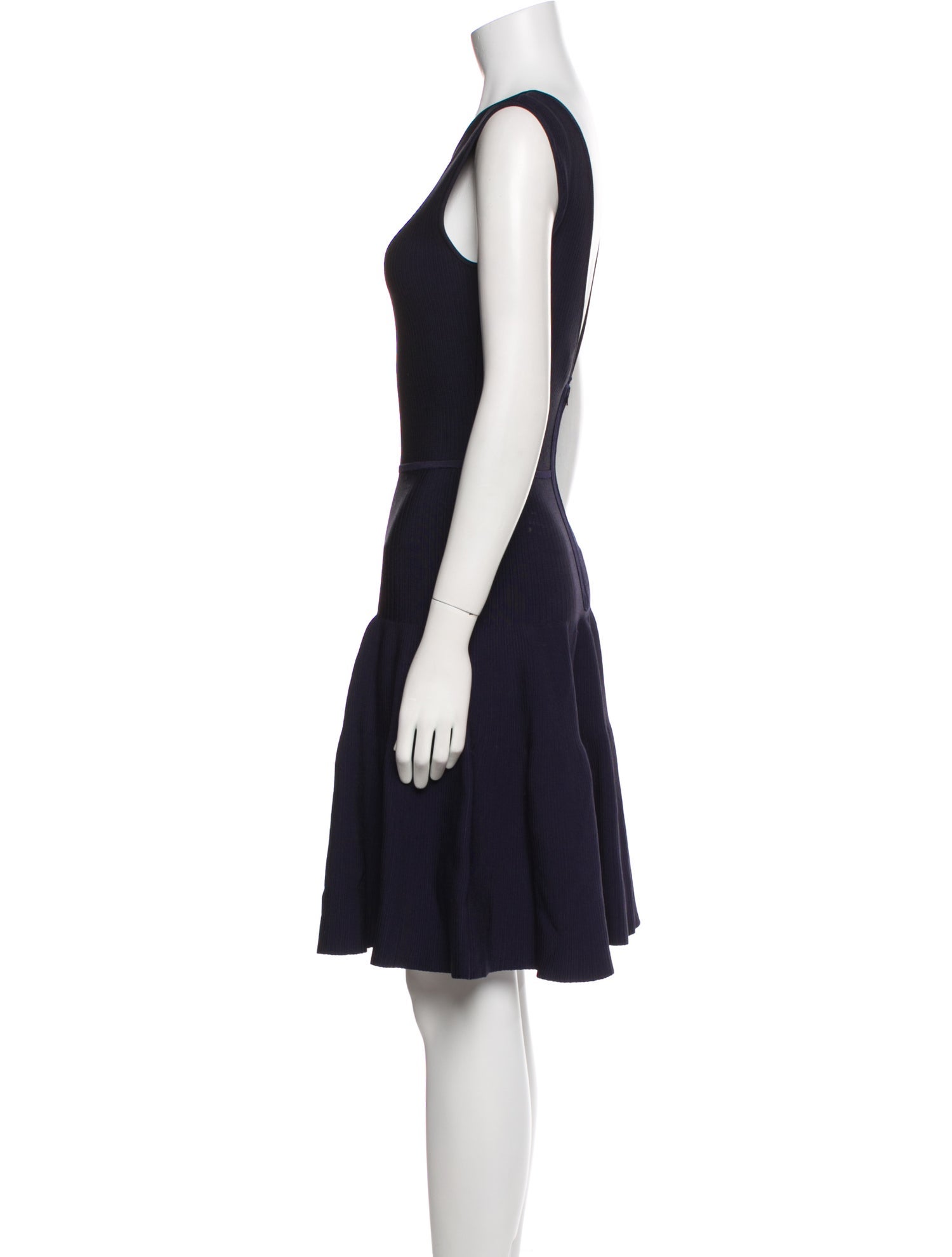 Issa Scoop Neck Knee-Length Dress