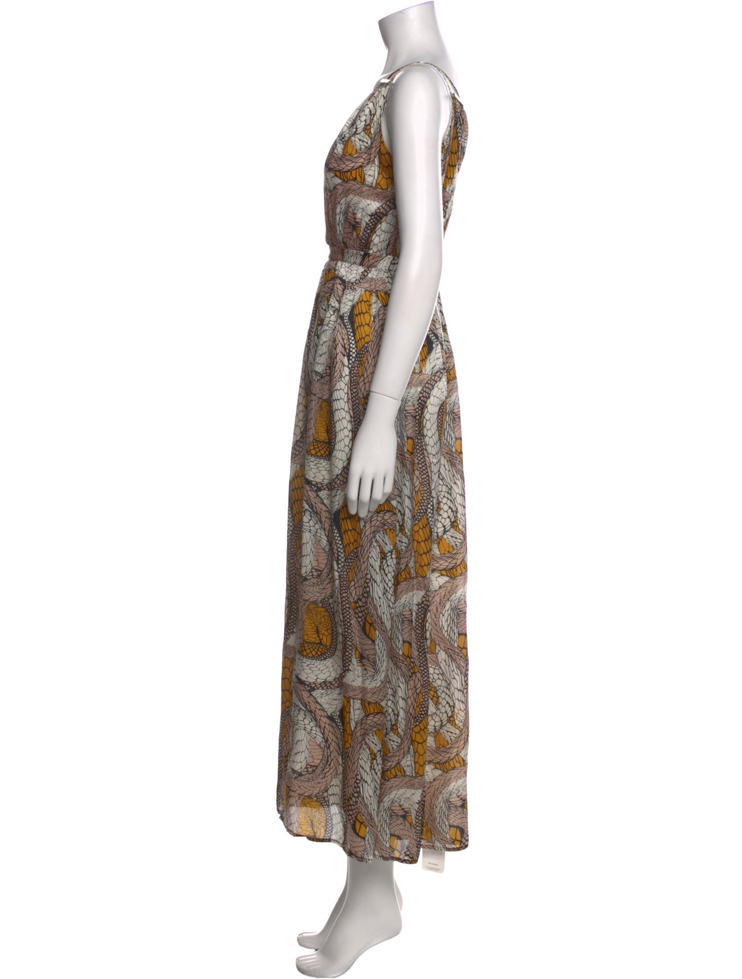 Issa Paisley Print Long Dress