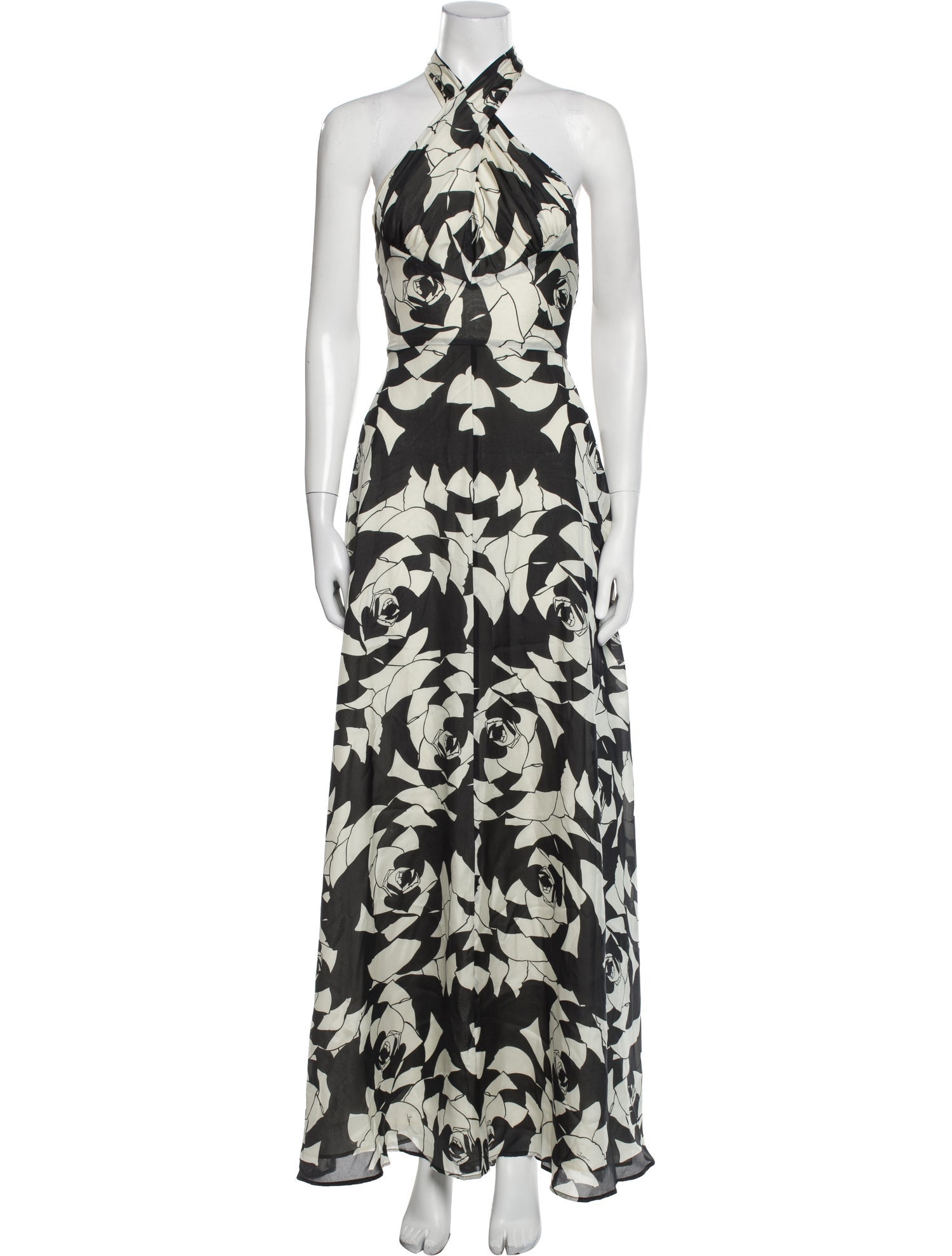 Issa Silk Long Dress