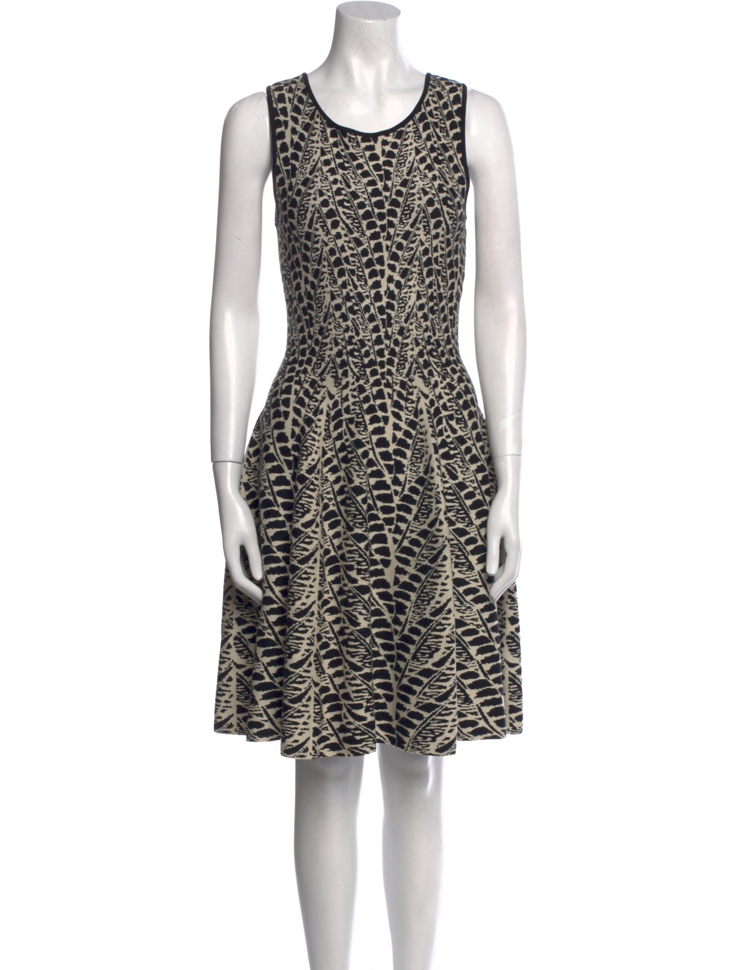 Issa Printed Knee-Length Dress