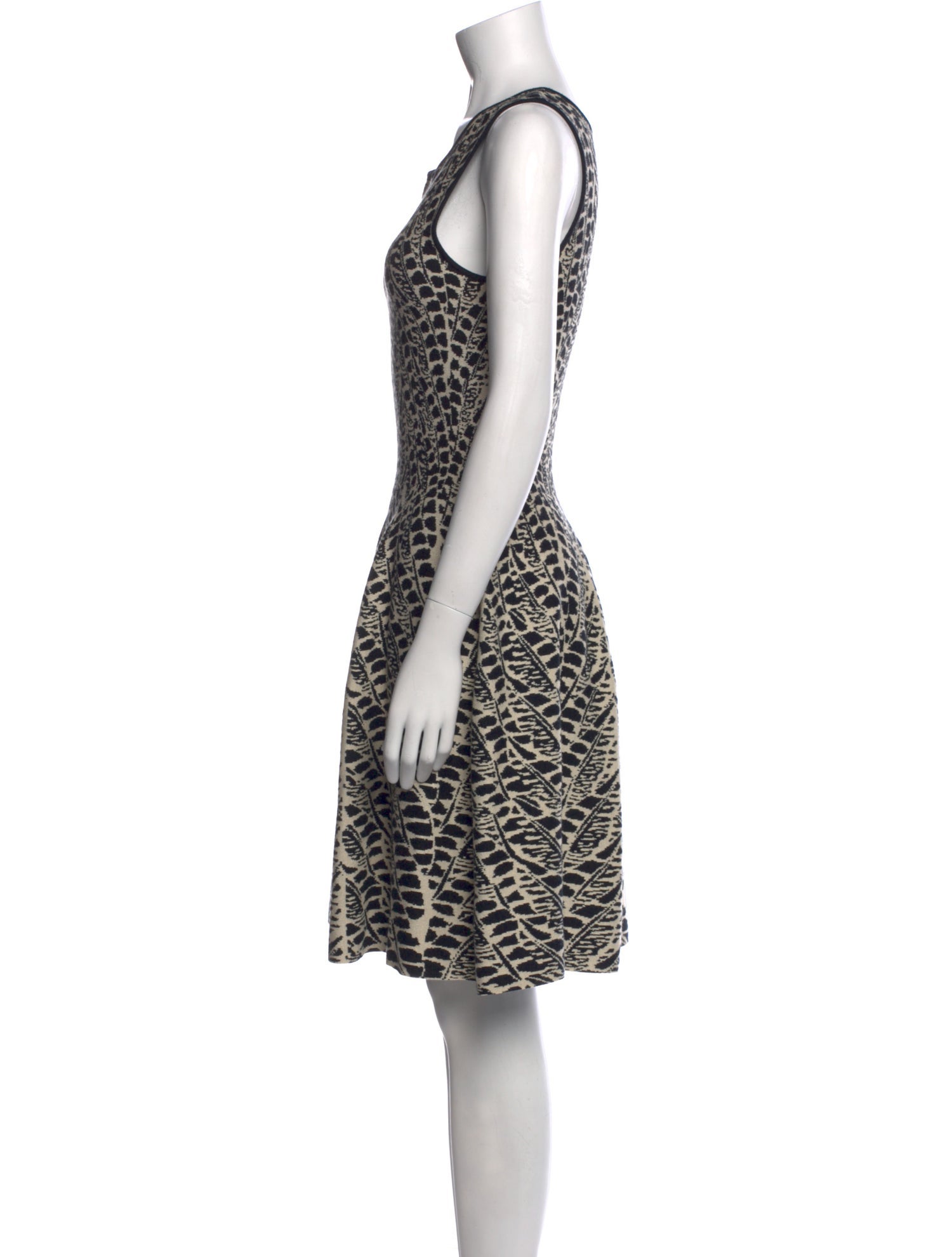 Issa Printed Knee-Length Dress