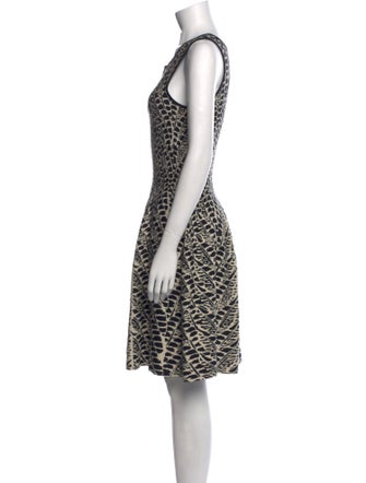 Issa Printed Knee-Length Dress