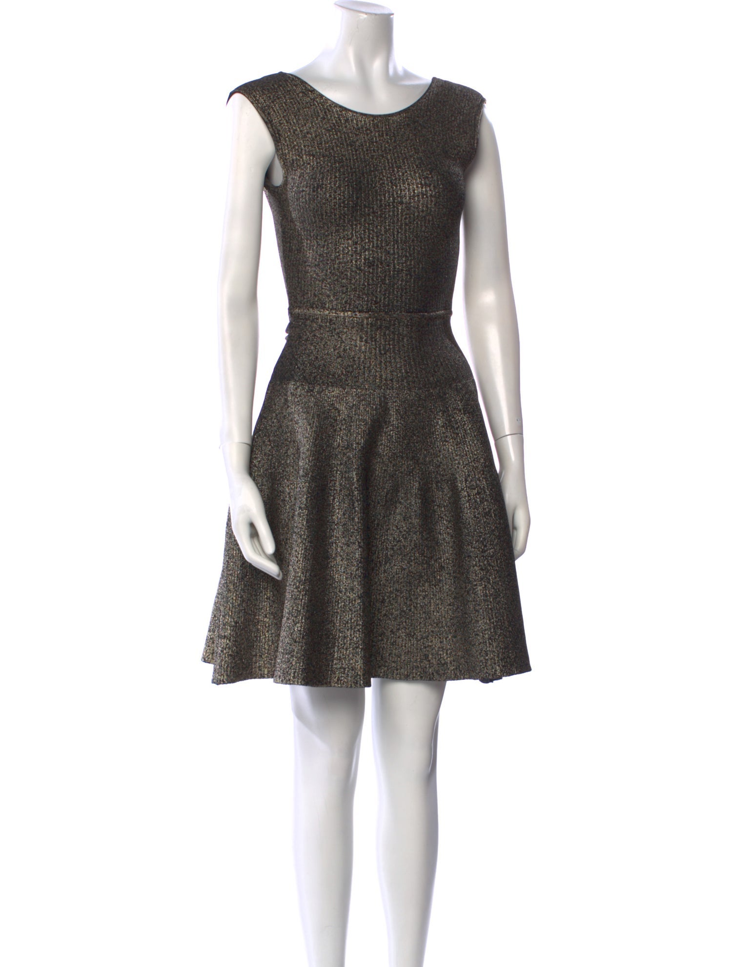 Issa Bateau Neckline Mini Dress