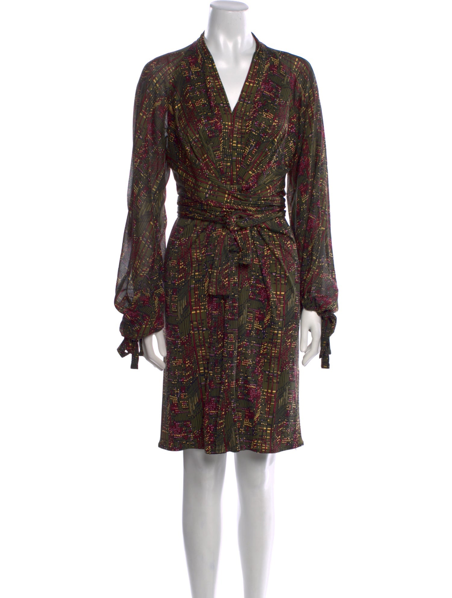 Issa Silk Knee-Length Dress