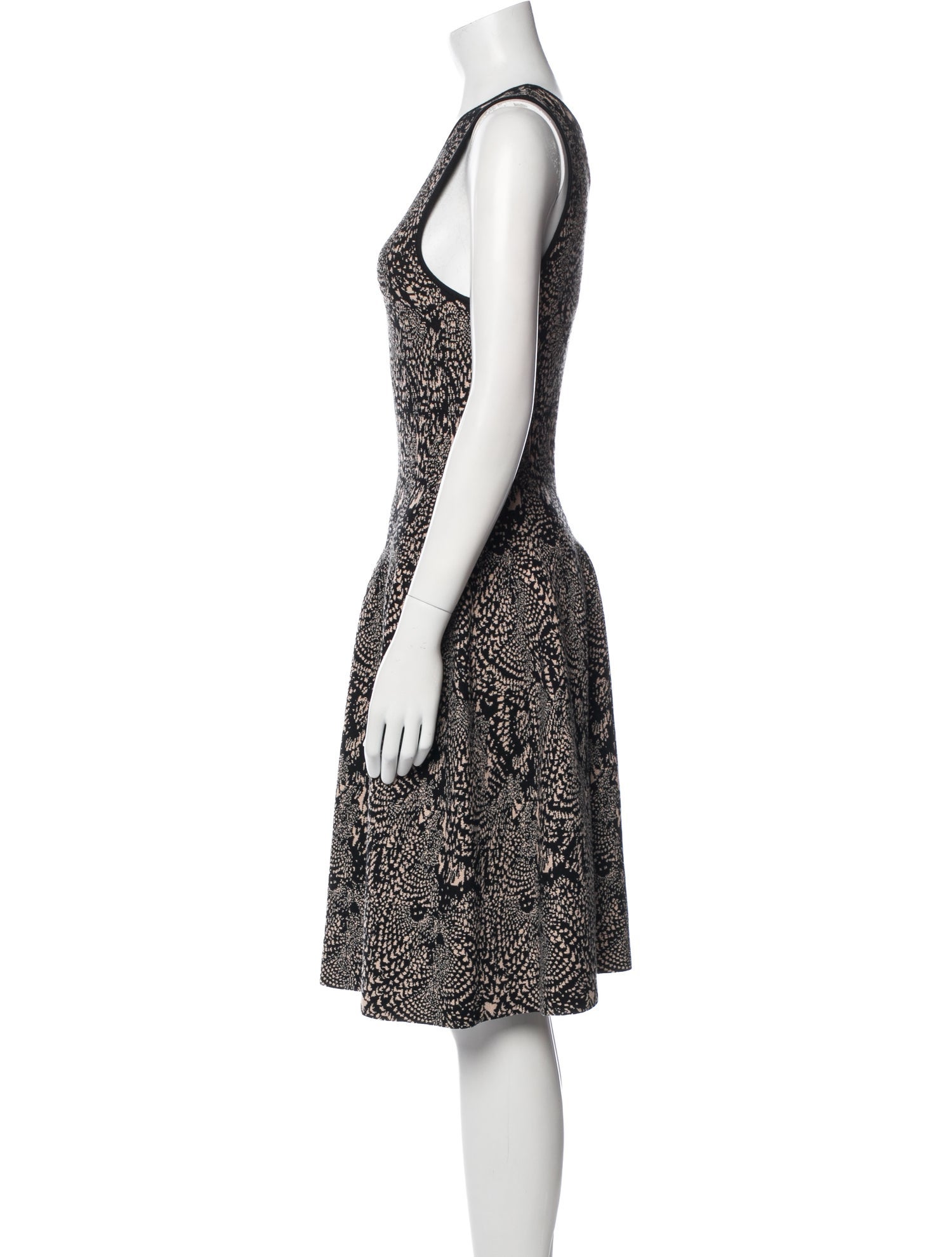 Issa Animal Print Knee-Length Dress w/ Tags