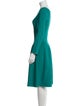 Issa Bateau Neckline Knee-Length Dress