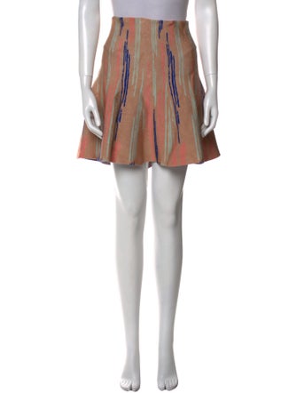 Issa Striped Mini Skirt