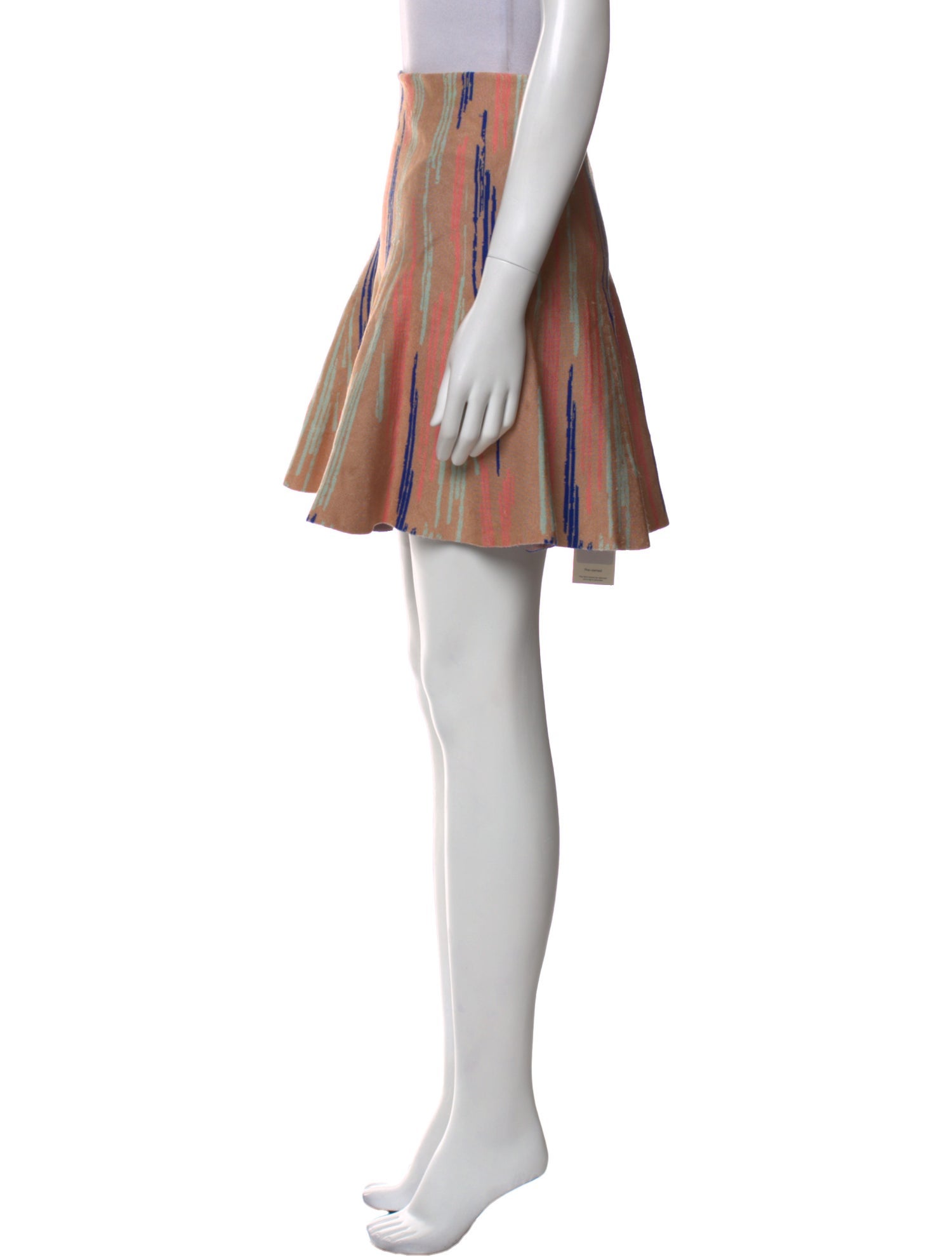 Issa Striped Mini Skirt