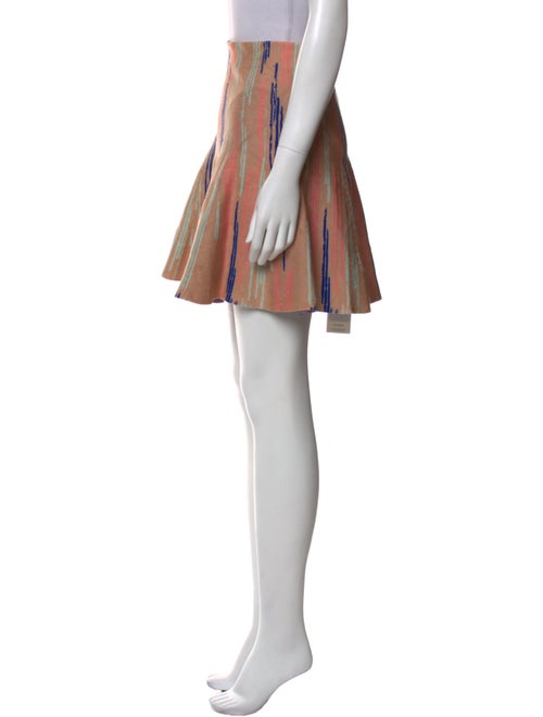 Issa Striped Mini Skirt