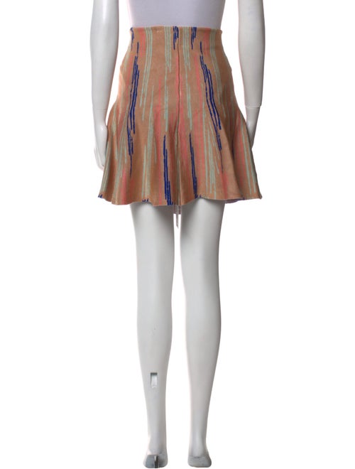 Issa Striped Mini Skirt