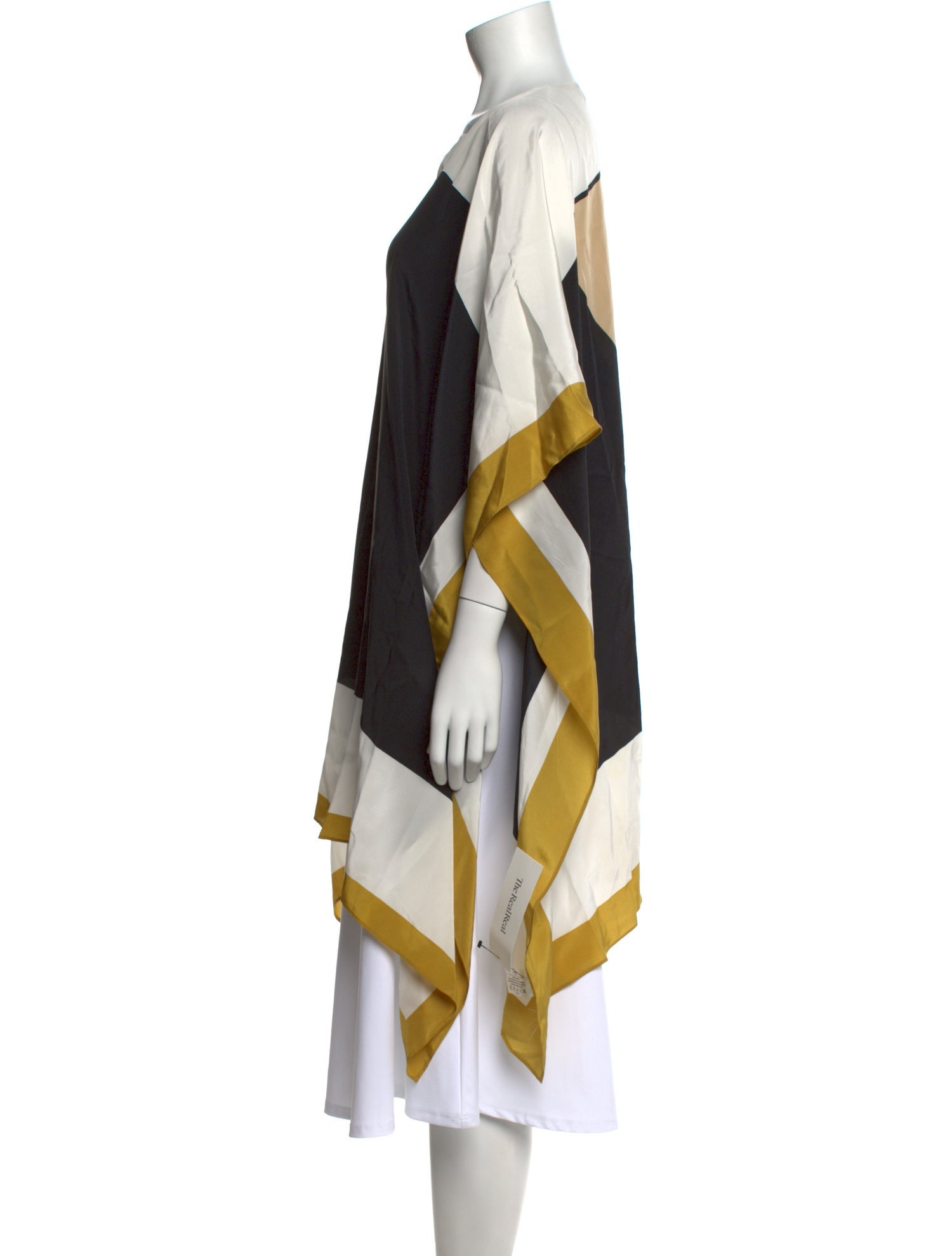 Issa Silk Colorblock Pattern Tunic