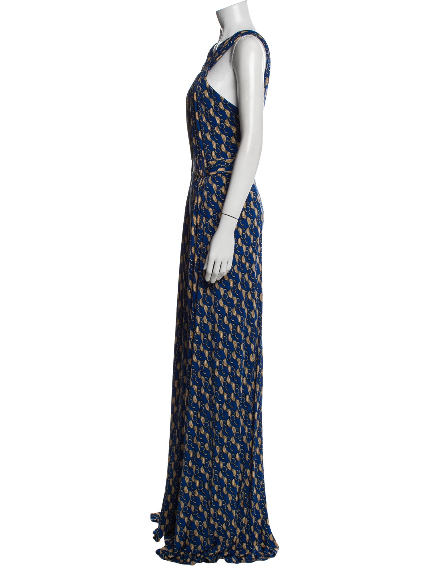 Issa Printed Long Dress