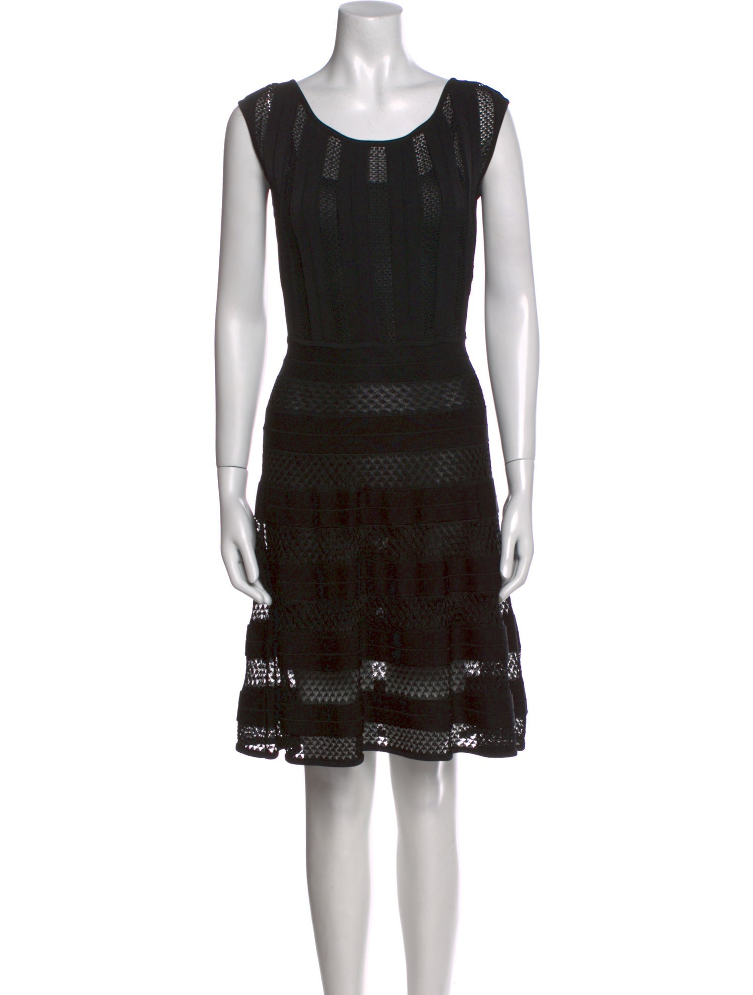 Issa Scoop Neck Knee-Length Dress