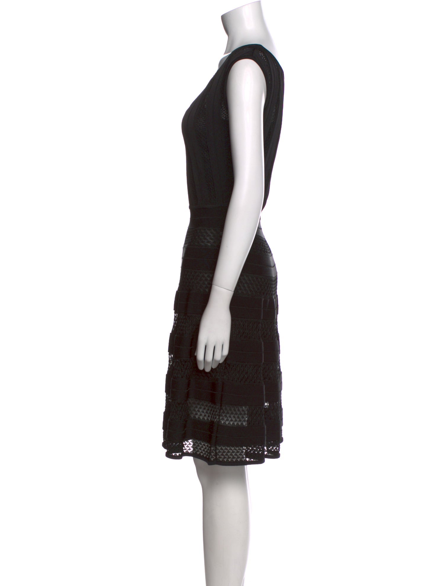 Issa Scoop Neck Knee-Length Dress