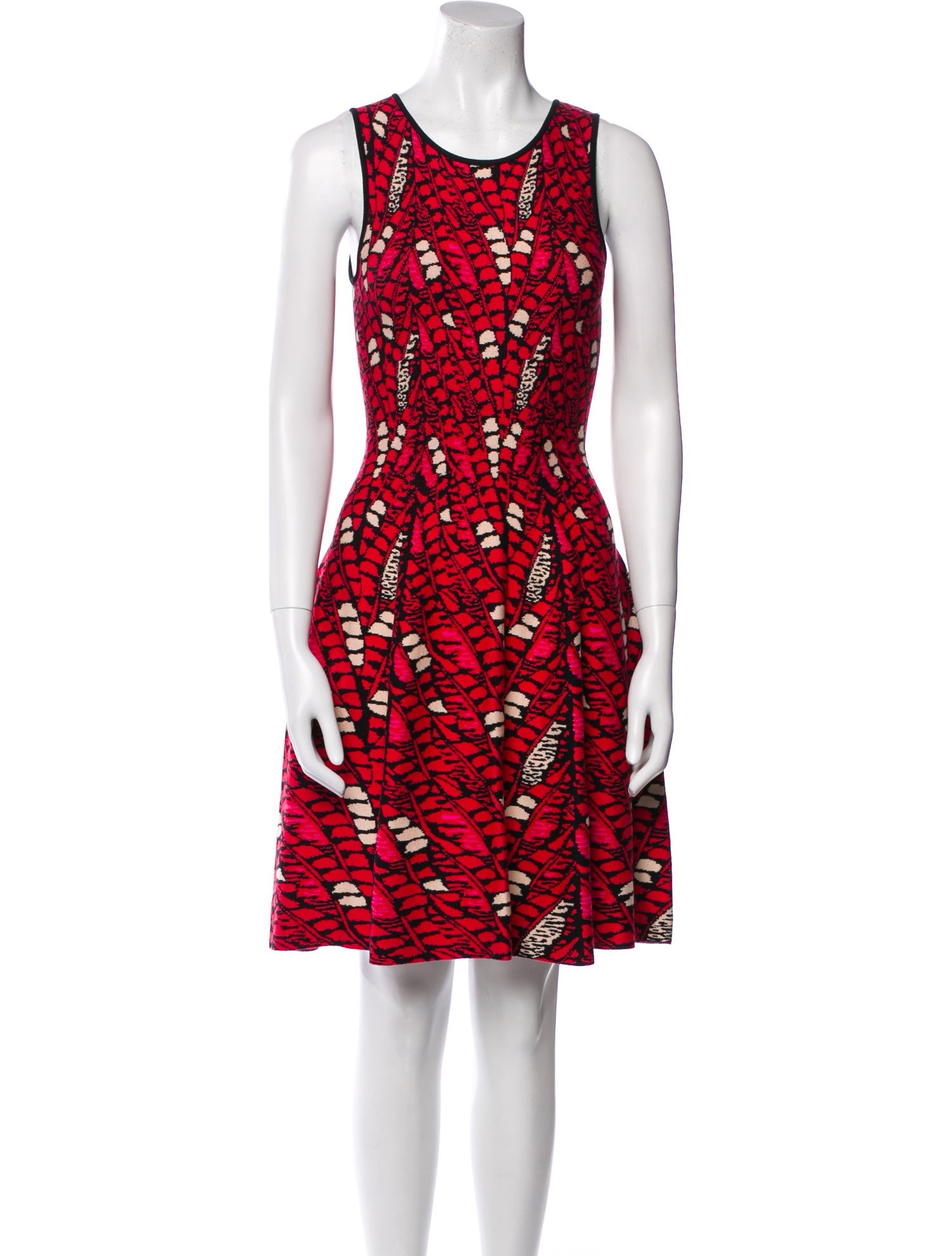 Issa Printed Knee-Length Dress
