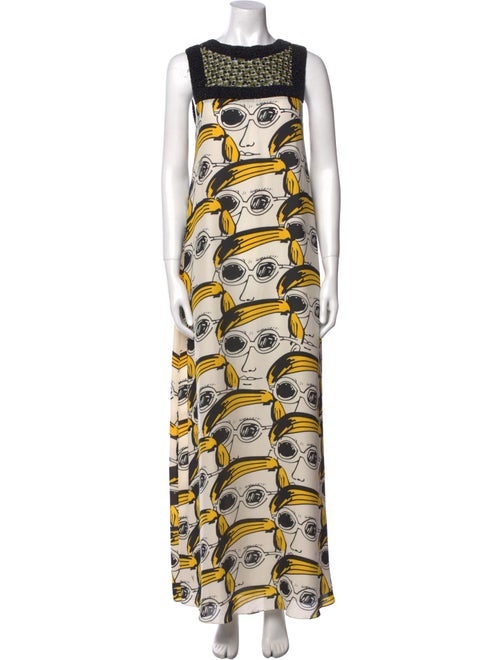 Issa Silk Long Dress