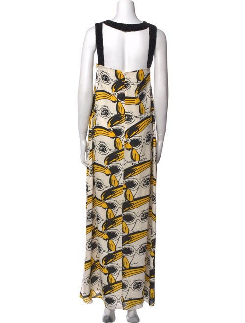 Issa Silk Long Dress