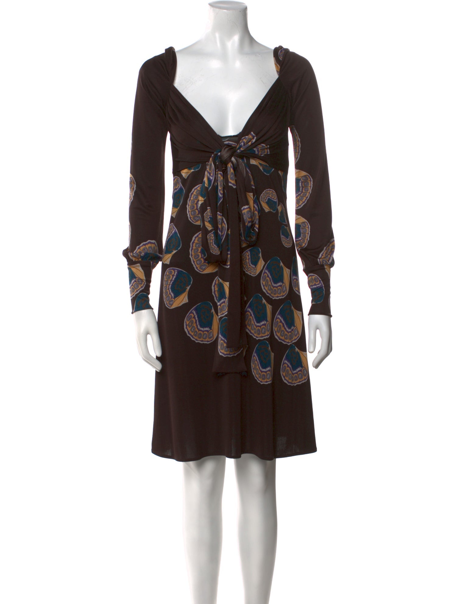 Issa Silk Knee-Length Dress