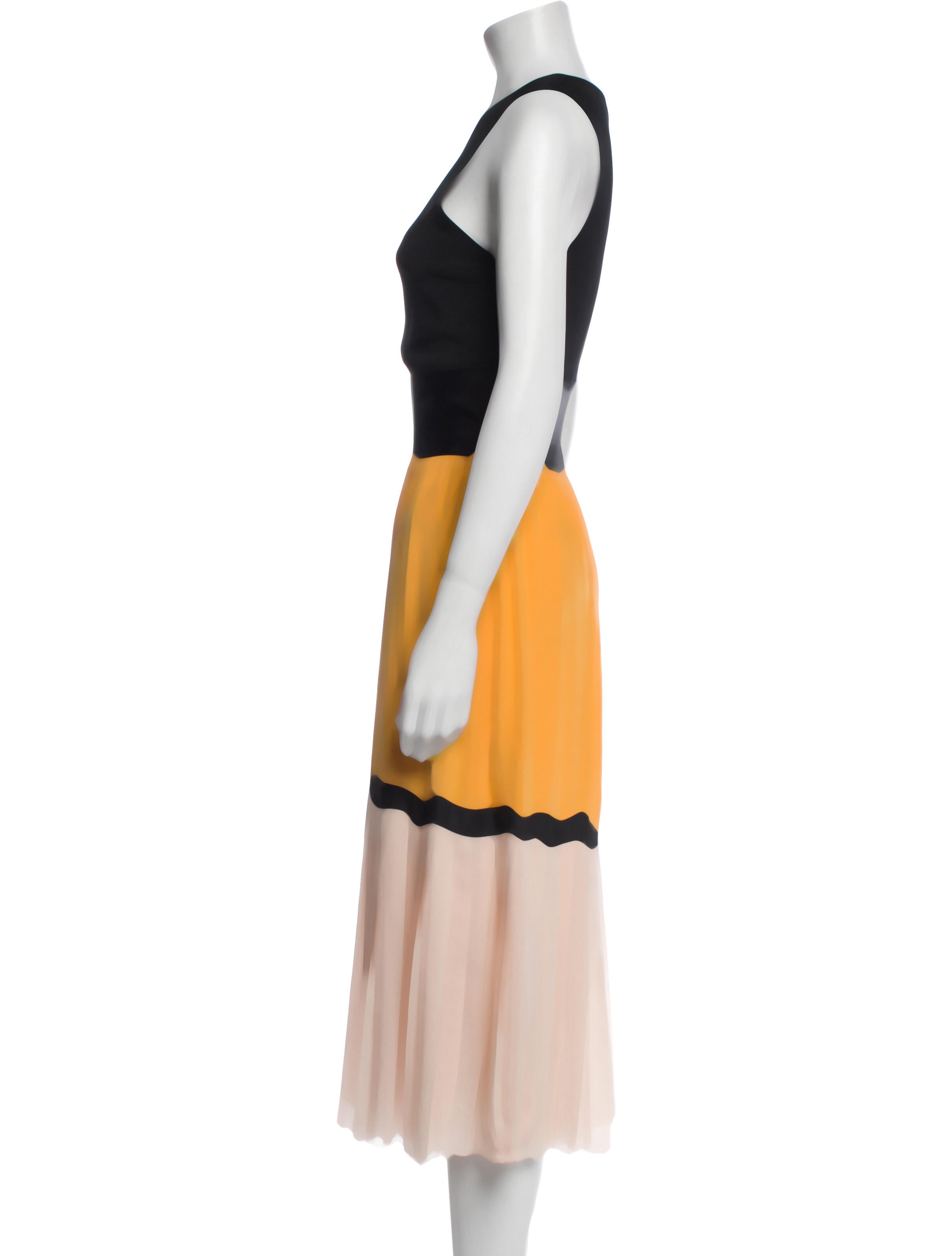 Issa V-Neck Midi Length Dress