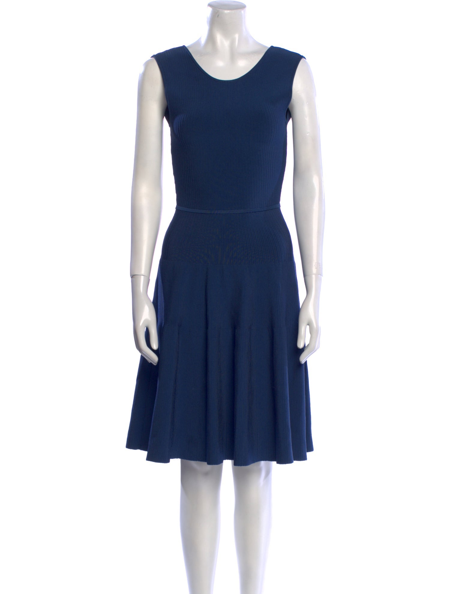 Issa Scoop Neck Knee-Length Dress