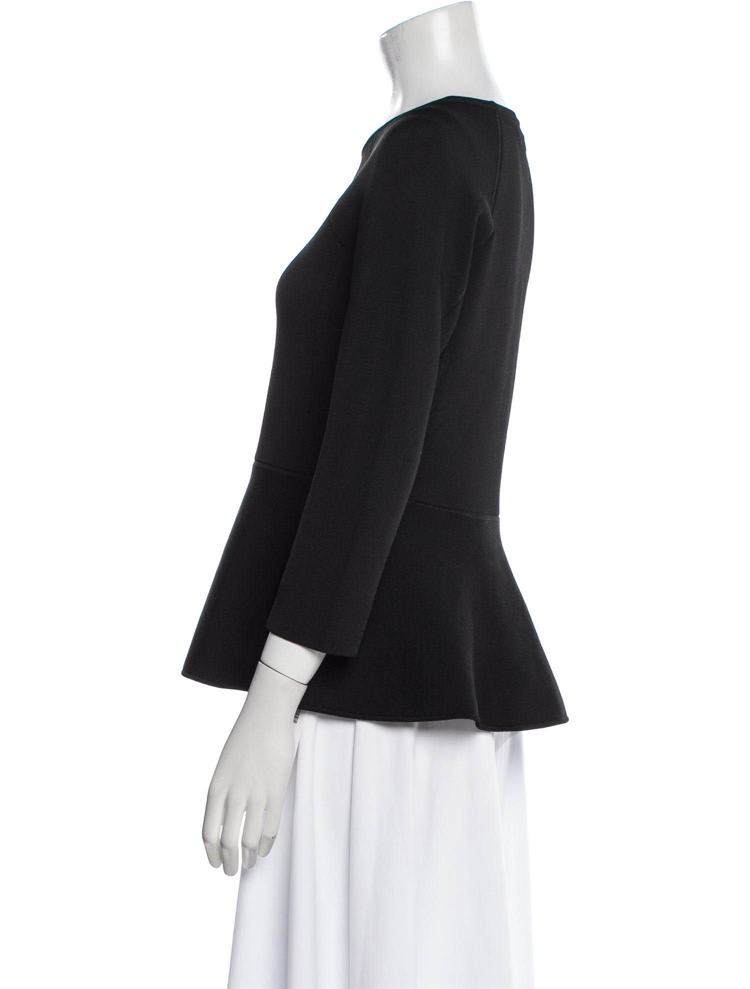 Issa Crew Neck Three-Quarter Sleeve Top