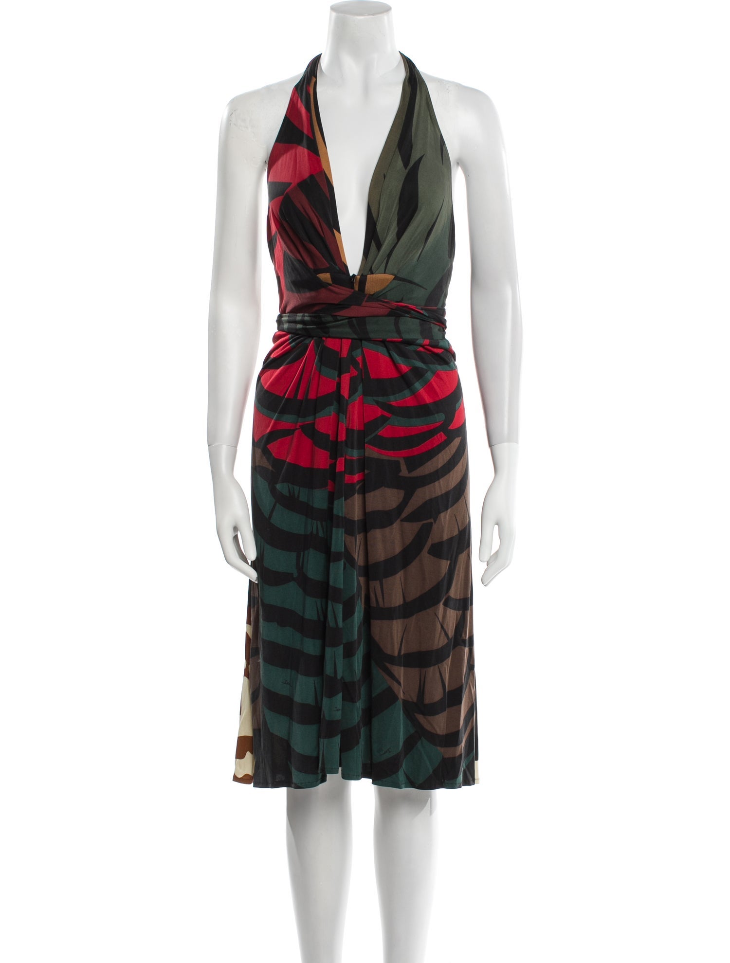 Issa Silk Knee-Length Dress