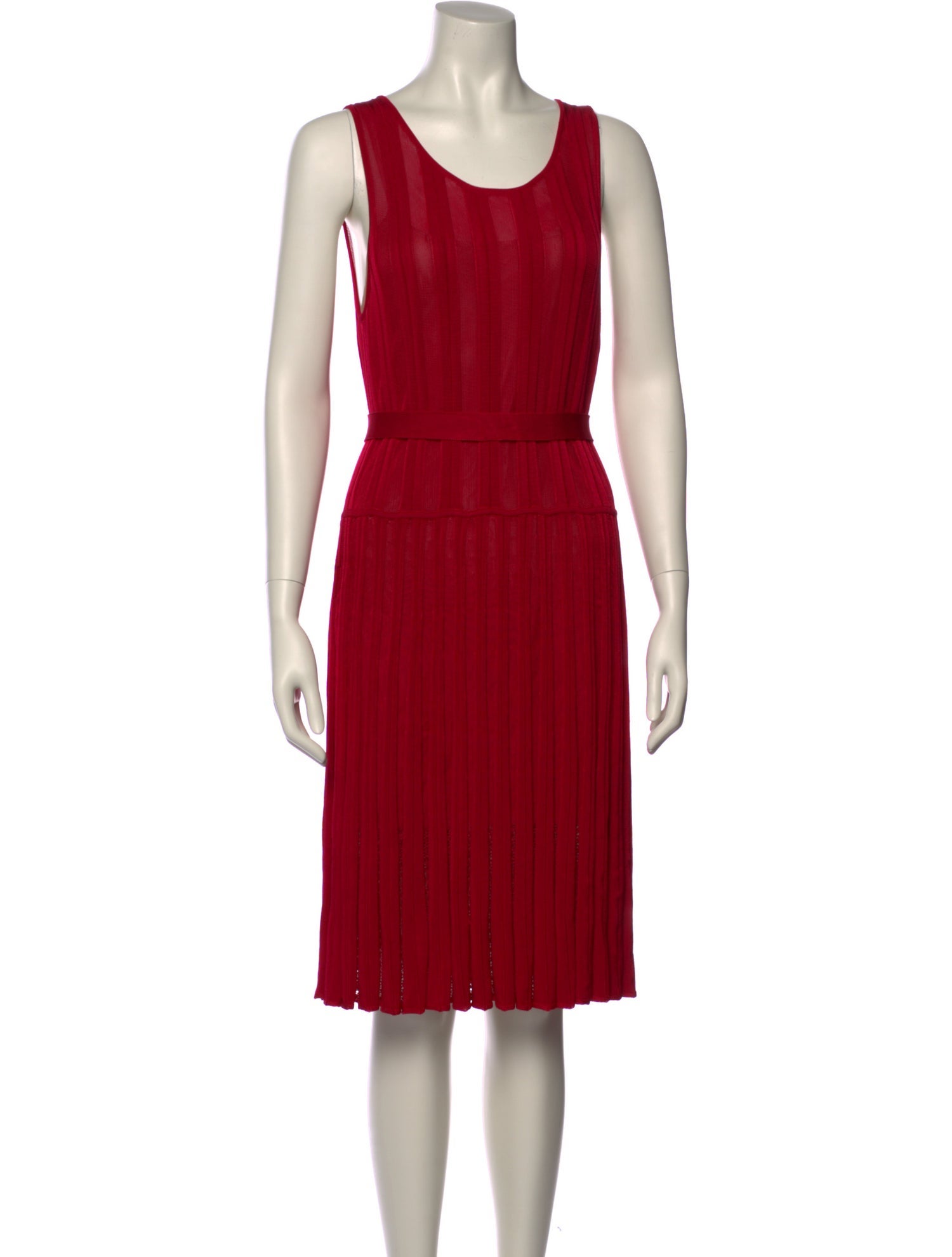 Issa Scoop Neck Knee-Length Dress