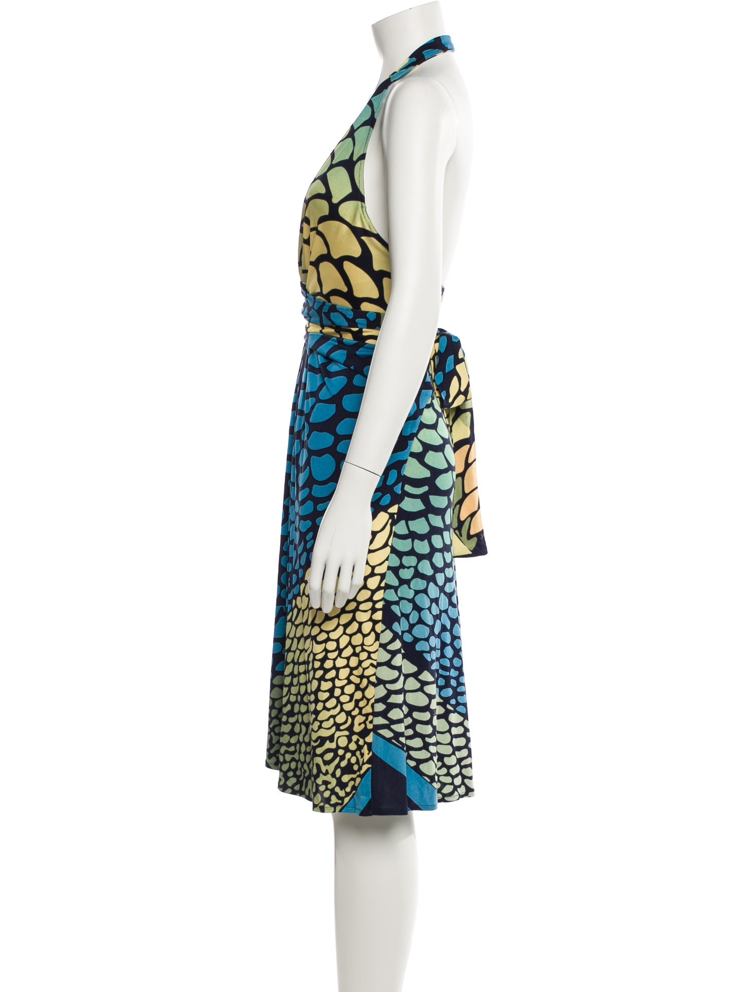 Issa Silk Knee-Length Dress