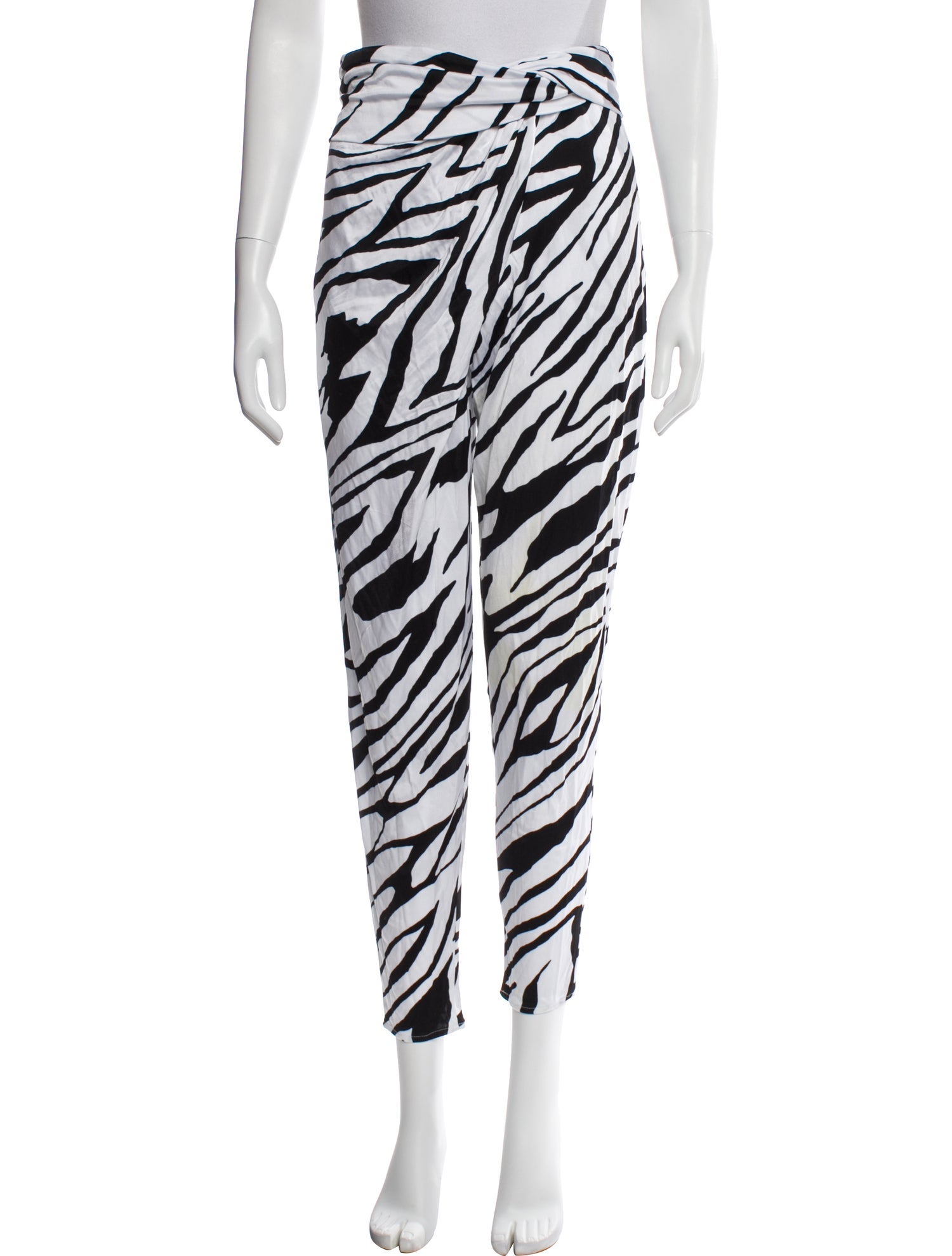 Issa Animal Print Skinny Leg Pants