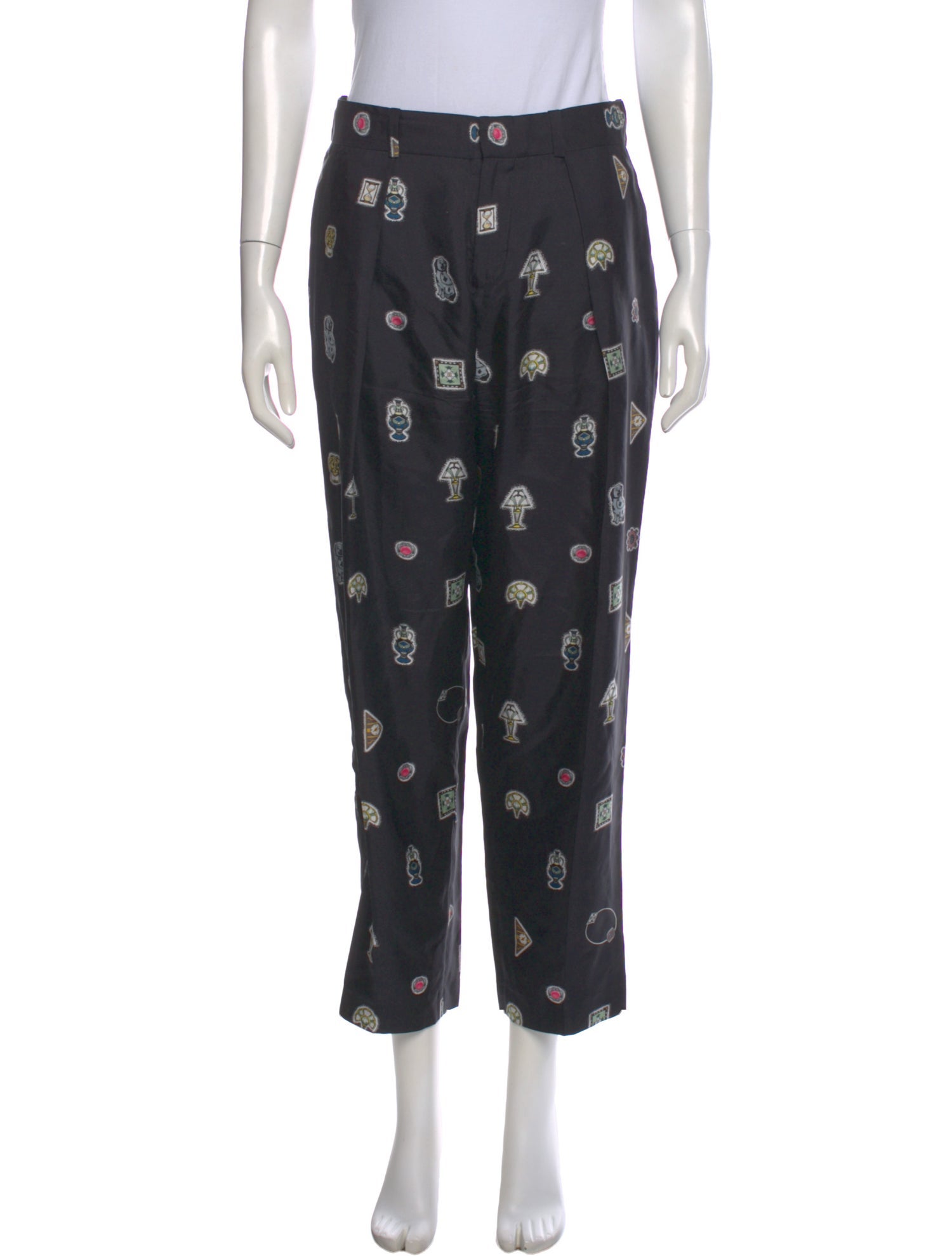 Issa Silk Straight Leg Pants