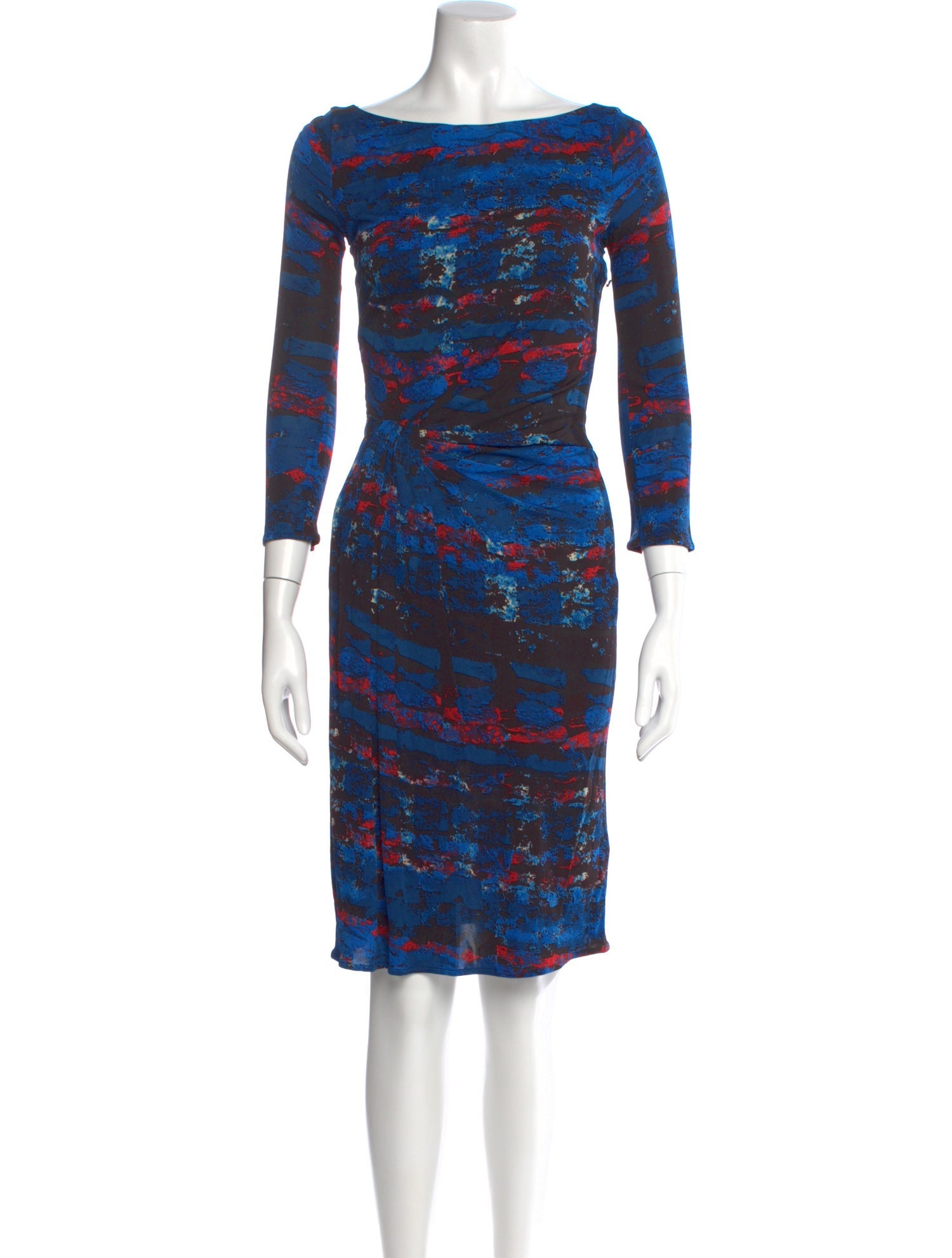 Issa Printed Knee-Length Dress