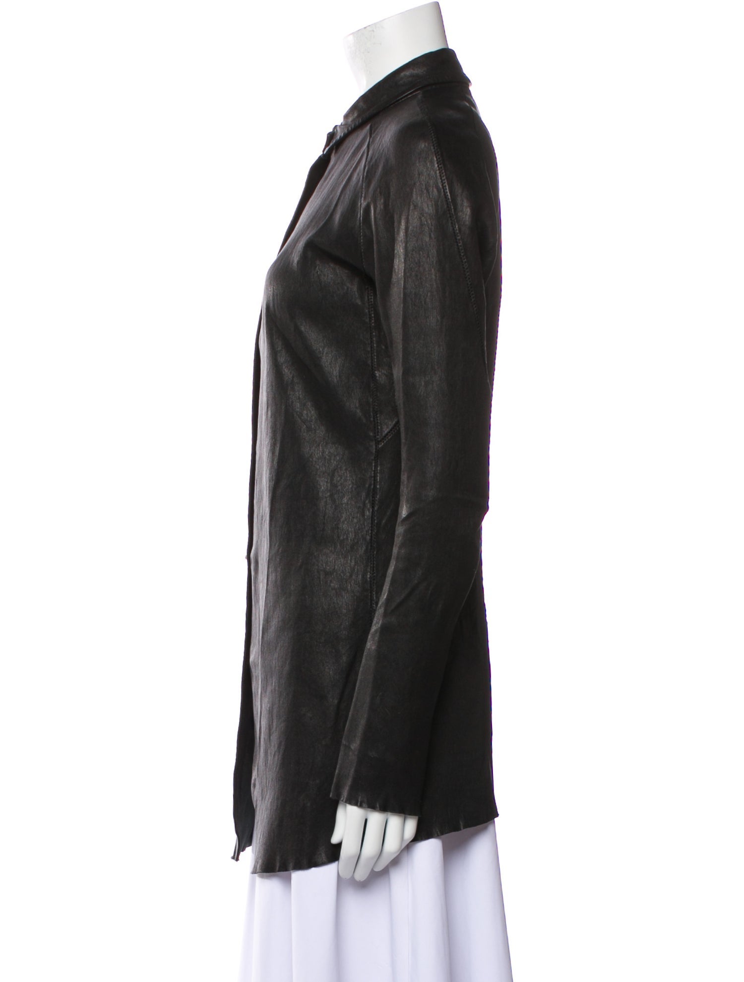 Isaac Sellam Leather Utility Jacket