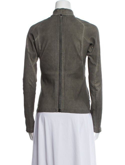 Isaac Sellam Lamb Leather Biker Jacket