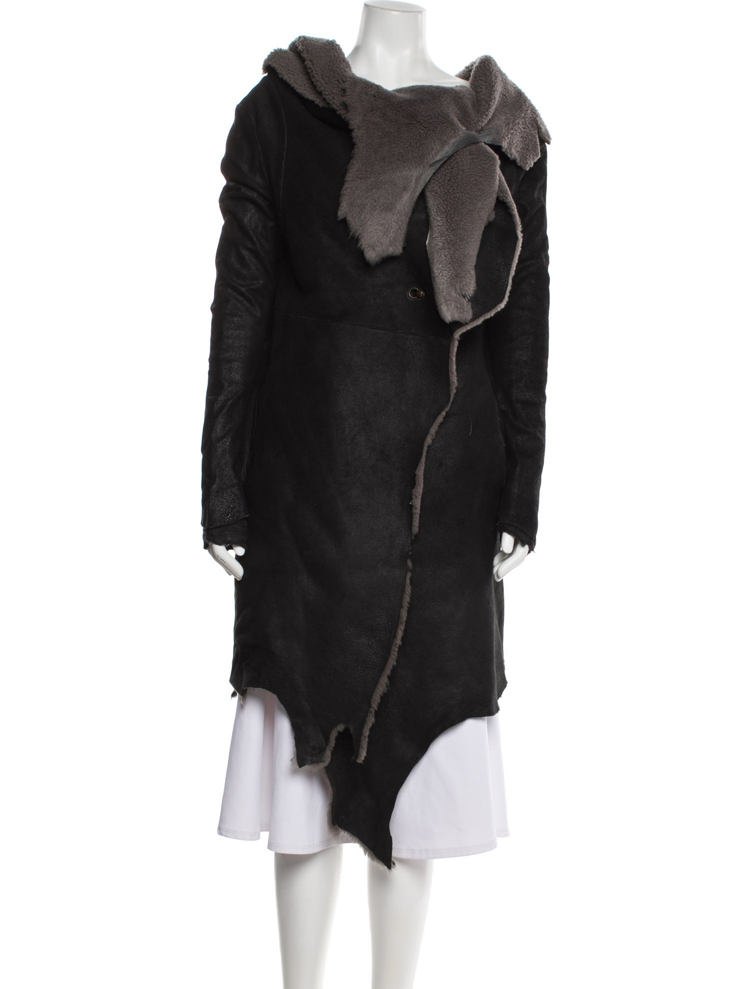 Isaac Sellam Lambskin Faux Fur Coat