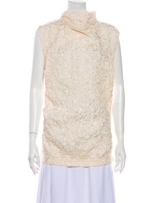 Issey Miyake Vintage Mock Neck Top