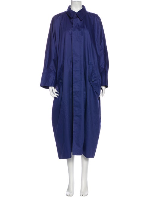 Issey Miyake Coat Blue