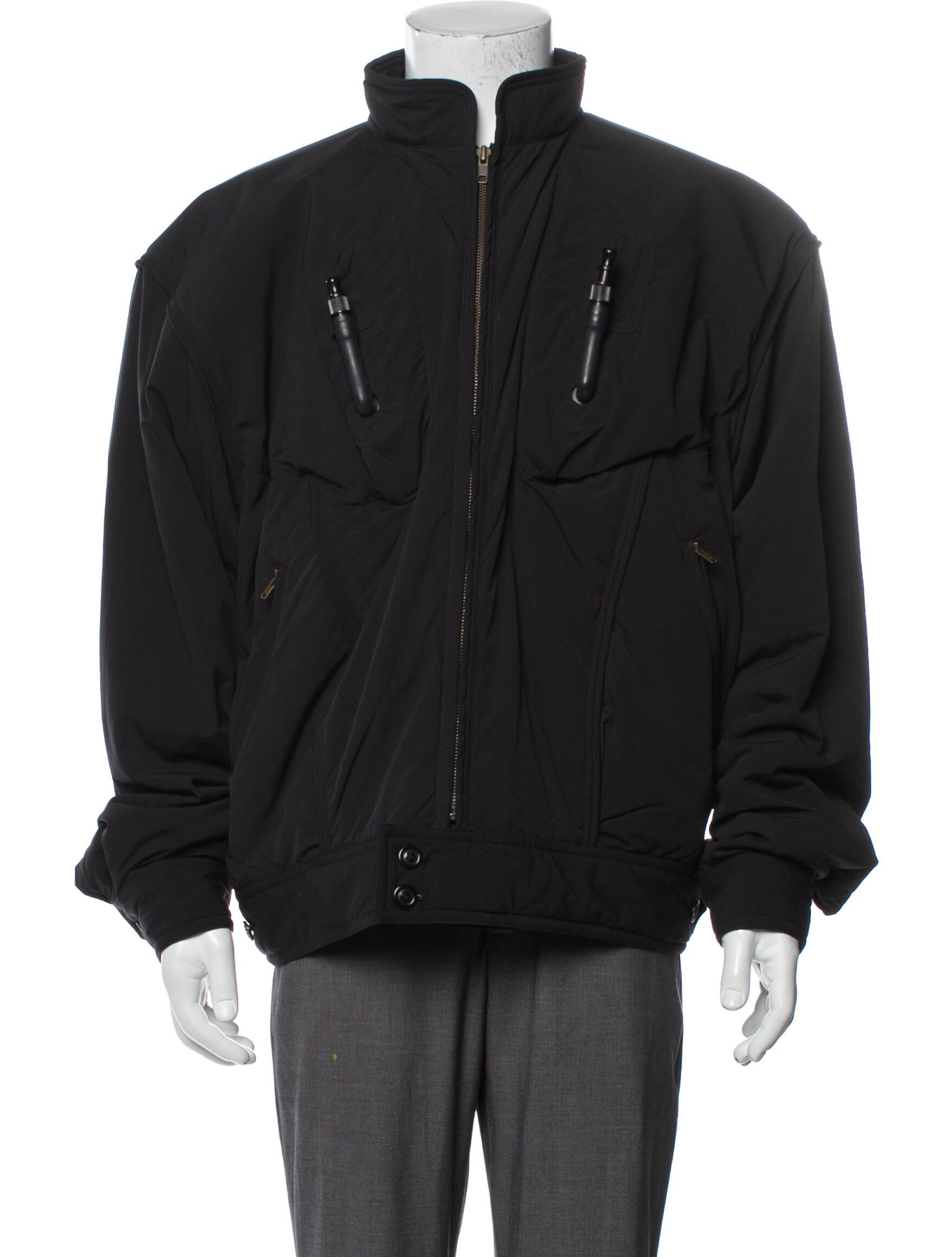 ジャケット・アウター Vintage Issey miyake Issey Miyake Vintage 1985 Windbreaker - Black Outerwear