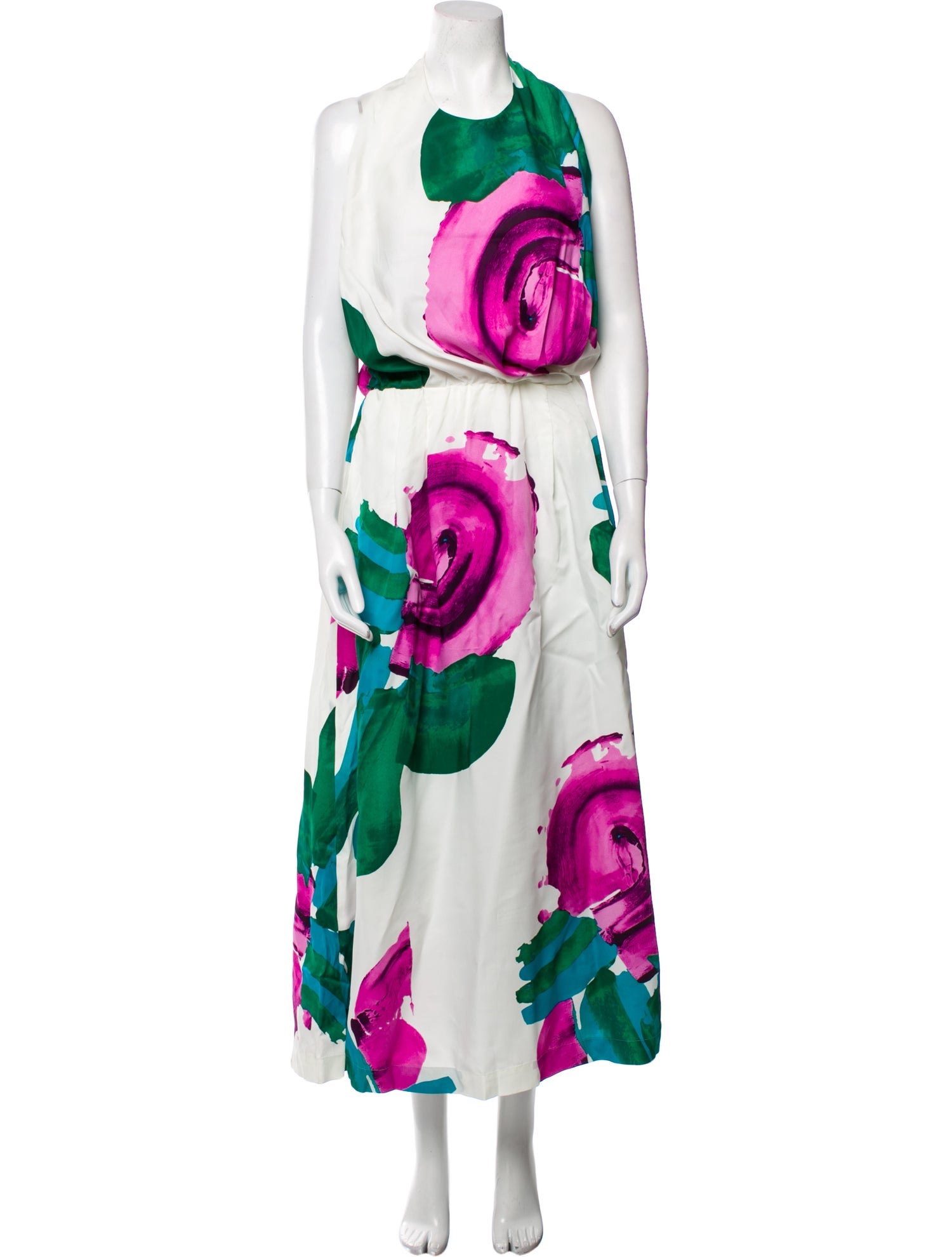 Issey Miyake Printed Long Dress