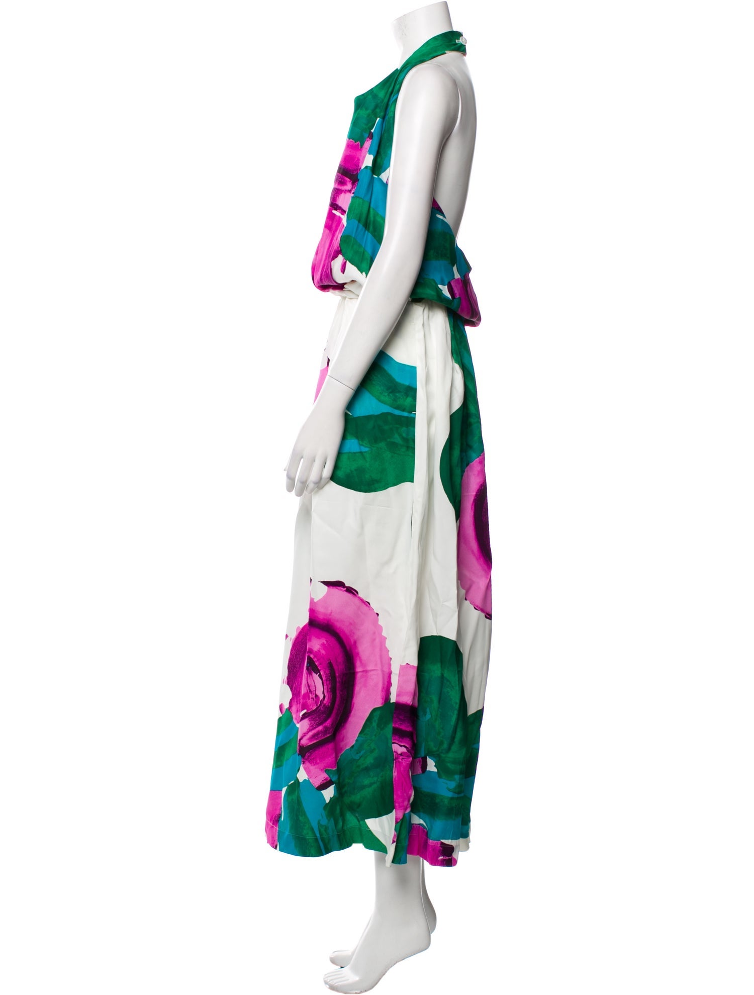 Issey Miyake Printed Long Dress