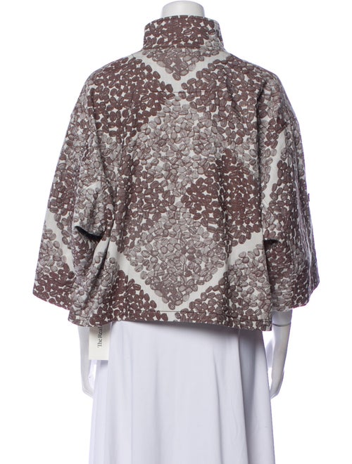 Issey Miyake 2017 Printed Faux Fur Jacket