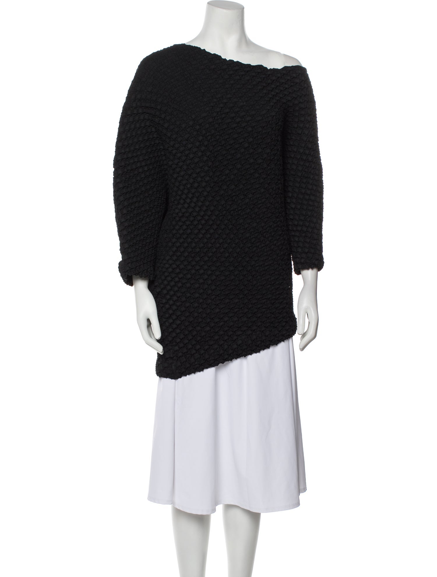 Issey Miyake 2015 One-Shoulder Tunic