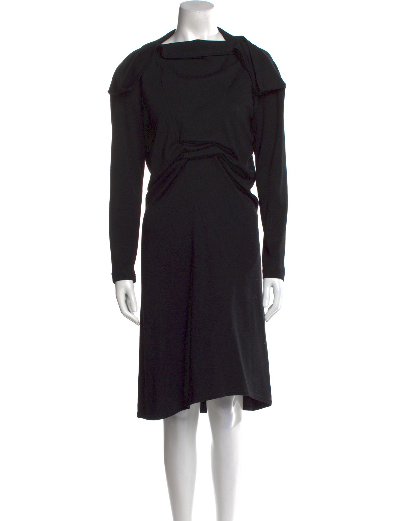 Issey Miyake Wool Midi Length Dress