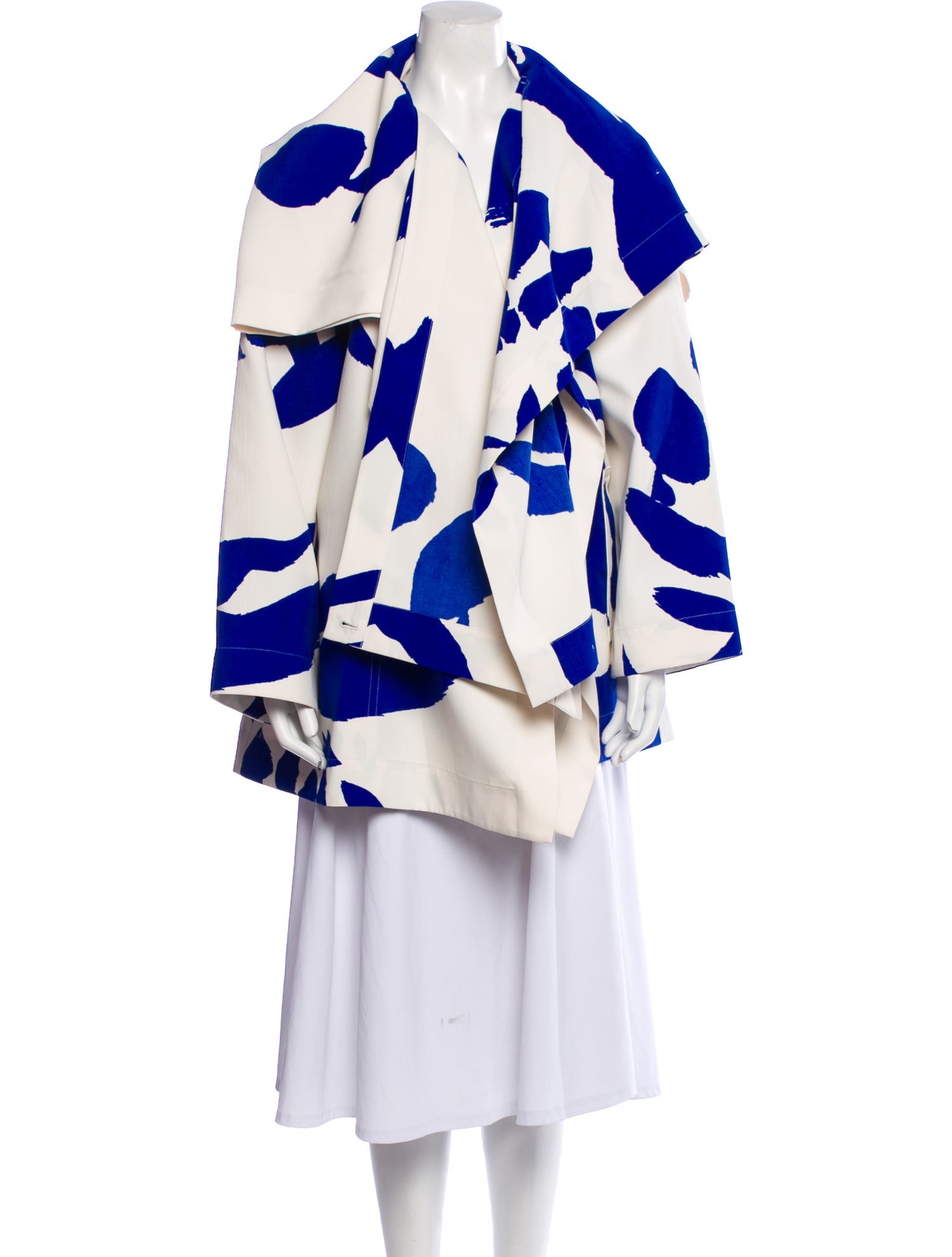 Issey Miyake 2020 Printed Cape