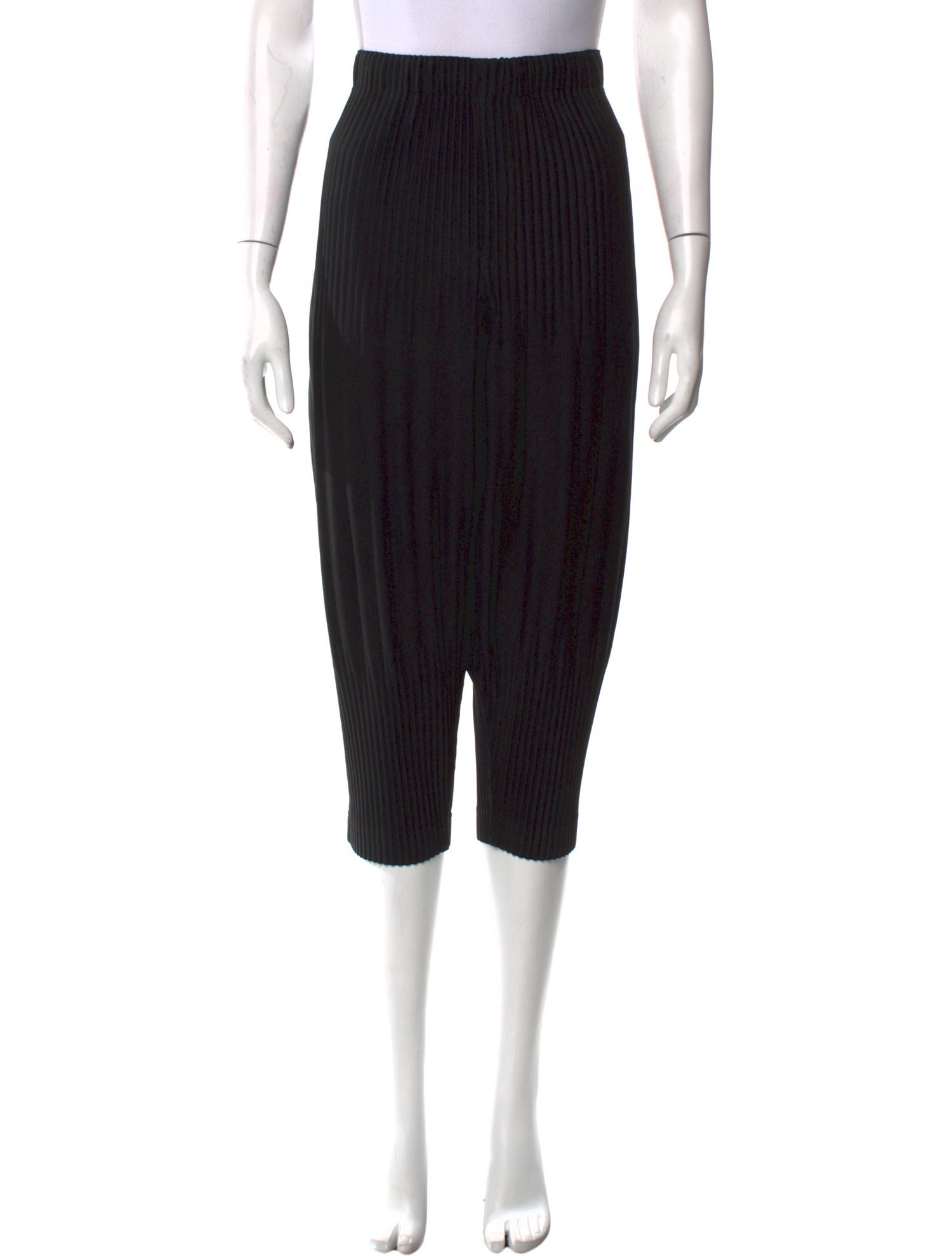 Issey Miyake Striped Straight Leg Pants