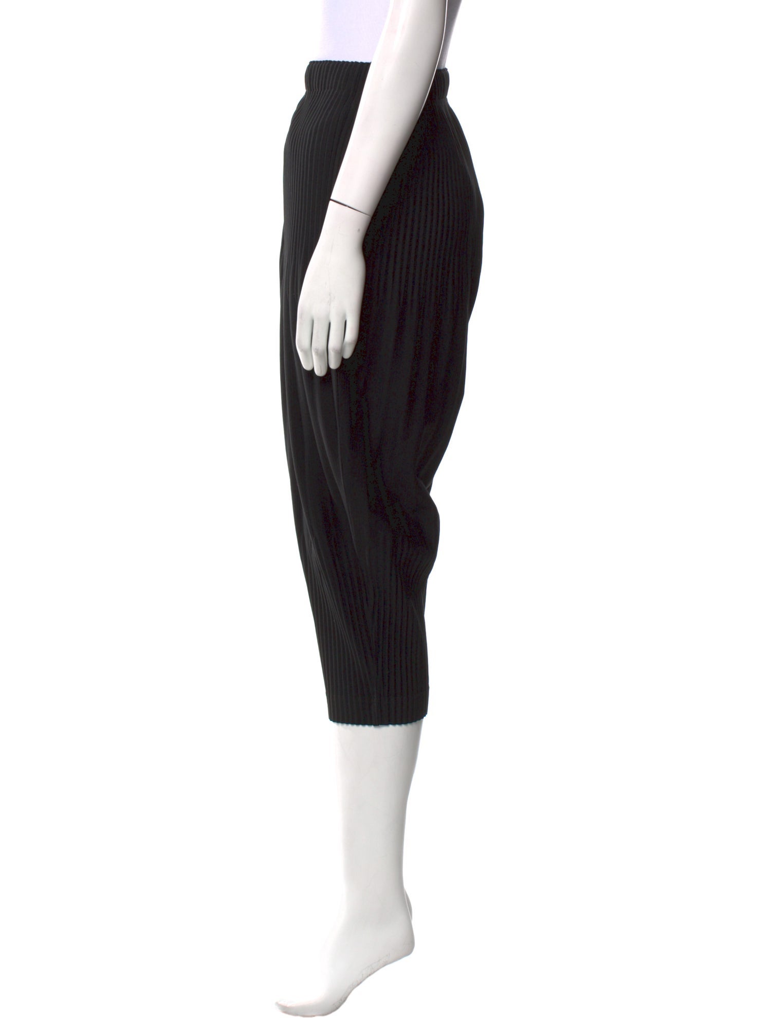 Issey Miyake Striped Straight Leg Pants