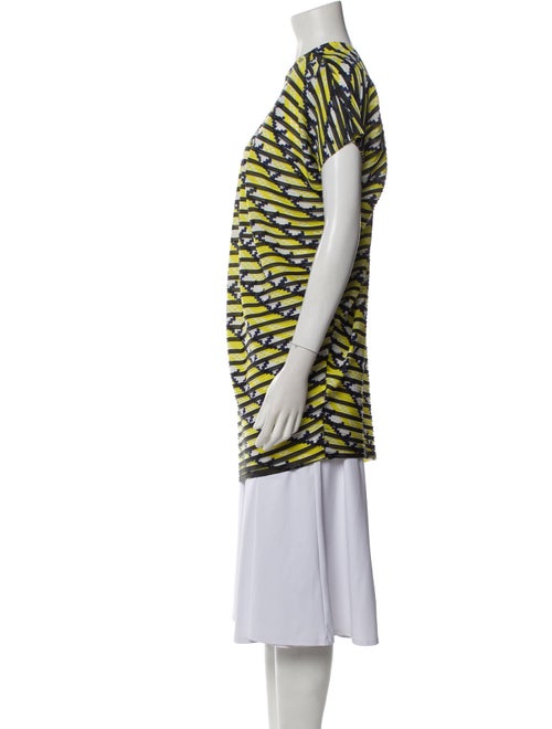 Issey Miyake Printed One-Shoulder Tunic