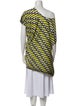 Issey Miyake Printed One-Shoulder Tunic