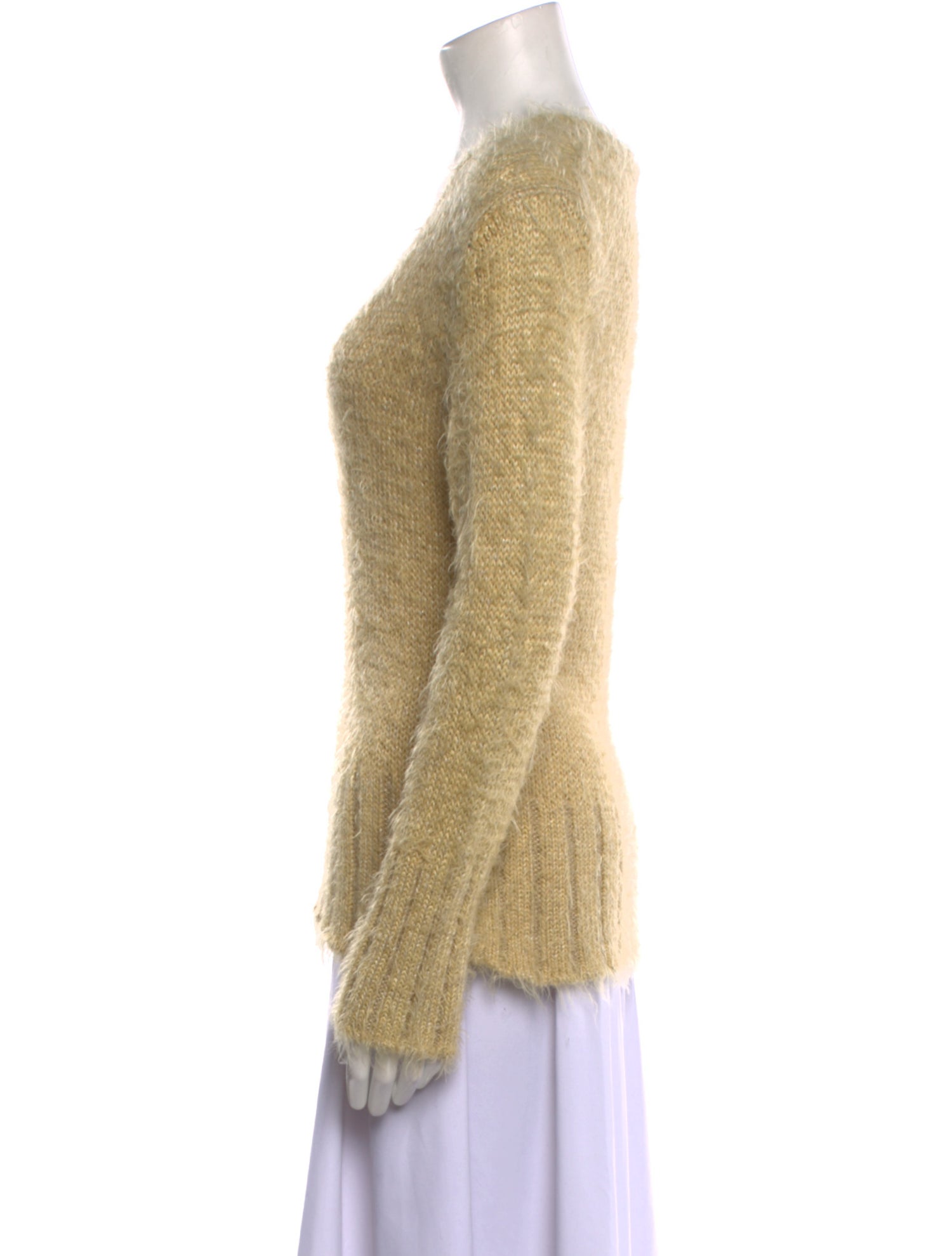 Issey Miyake Nylon V-Neck Sweater