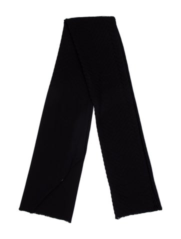 Issey Miyake Scarves and Shawls Nylon Striped Scarf