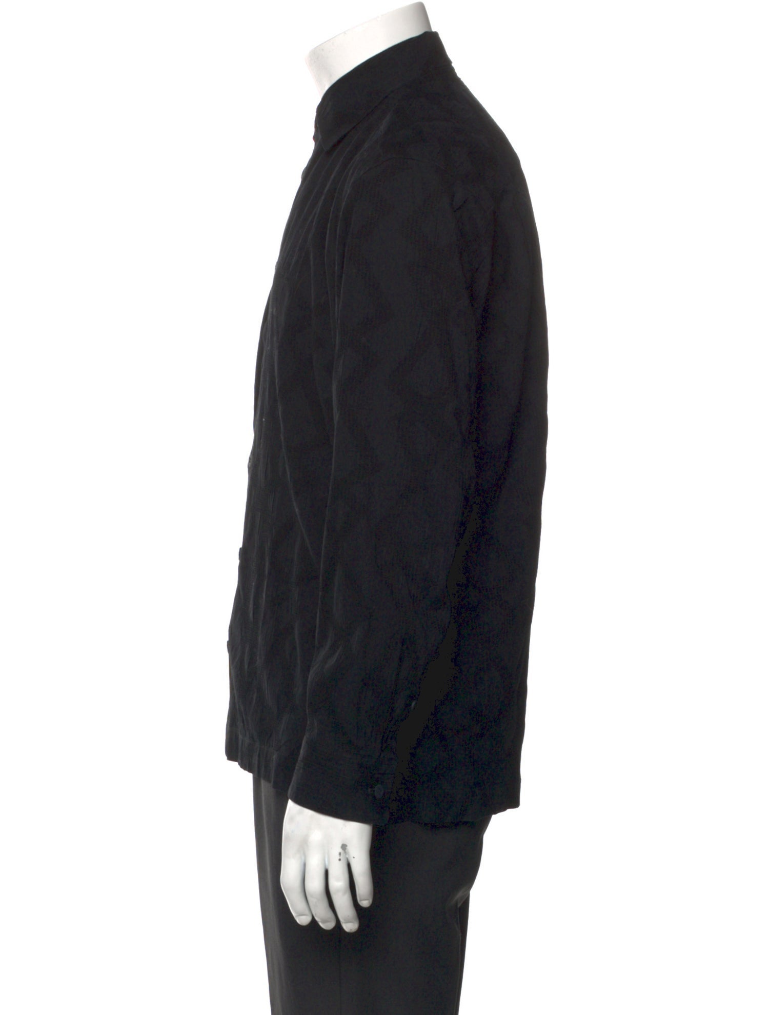 Issey Miyake Long Sleeve Tuxedo Shirt